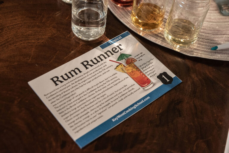 rum runner recipe at the key west cooking school